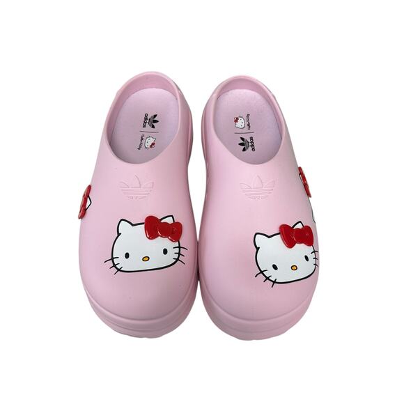 Adidas x Hello Kitty Pink AdiFom Stan Smith Slip On Platform Mules Womens Size 9 - Picture 2 of 9